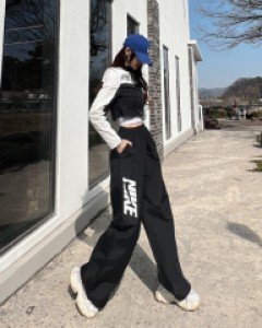 [3347]이키윈드 오버 와이드팬츠