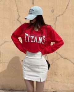 [1338]타이탄 박시 크롭티