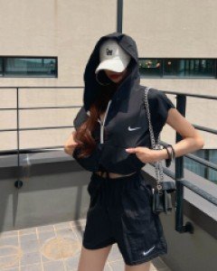 [9743]이키 윈드반집업&숏팬츠 세트