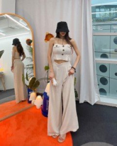 [3392]럭셔리 린넨 맥시팬츠