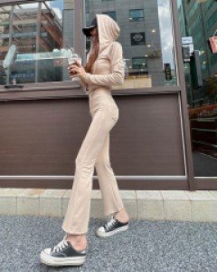 [9768]인생핏 쫀쫀 집업&팬츠세트