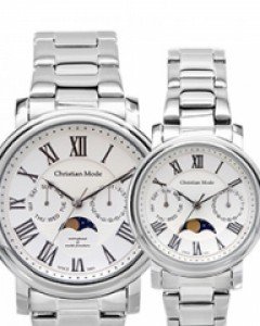 크리스챤모드 플라이트 커플메탈시계