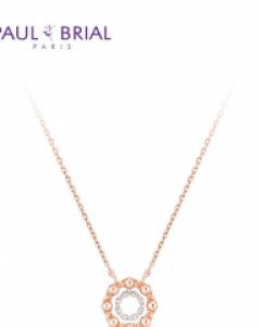폴브리알 여성목걸이 SILVER P.B Flowers Wreath PASN025S_PG