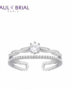 폴브리알 여자반지 SILVER P.B Flowers Wreath PYSR036S_WG