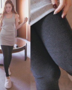 살며시너에게 기모레깅스