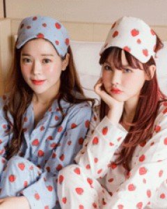 [오늘출발] 심쿵스트로베리 투피스 파자마 긴팔