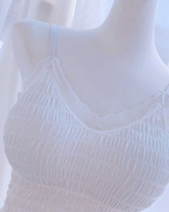 [오늘출발] 여리여리 탑브라 브라탑 크롭나시 스모크밴딩 캡내장