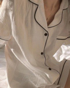 [오늘출발] 사랑고백 반팔 투피스 파자마