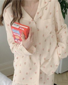 피치메이트 - 투피스 파자마 긴팔긴바지