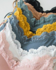 특가할인 [노와이어] 벚꽃 레이어드 브라렛세트