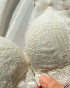 3cm [앞후크/노와이어] 햇살레이스 브라세트