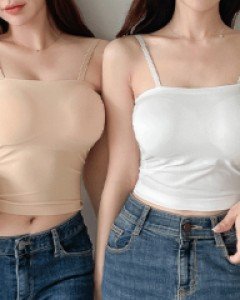 [캡내장] 누디 미디엄 브라탑