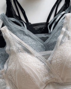 1CM [노와이어] 헤라 레이스 브라렛세트