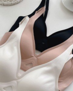 0.5cm [일체형캡/노와이어] 투메쉬 후크브라렛