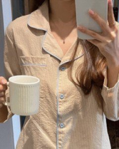 비스타 - 긴팔 투피스 파자마