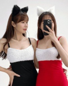 코튼 산타걸원피스 - 크리스마스 코스튬