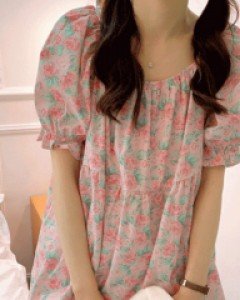 [원피스/투피스] 오딘로즈 - 반팔파자마