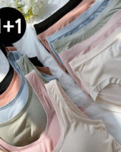 1+1 [캡내장/노와이어] 편한 요술브라렛세트