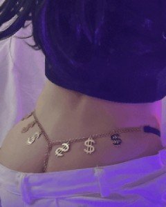 [1+1할인] 섹시바디체인 티팬티