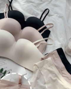 2cm [노와이어] 오프숄더겸용 실리콘브라세트