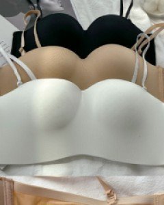 1cm [노와이어] W스티커 오프숄더브라