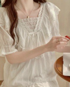 스노우화이트 - 반팔 투피스파자마