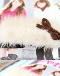 래빗 퍼 리본핀