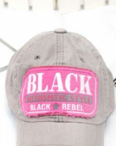 스위트 핑크 포인트 빈티지 야구모자