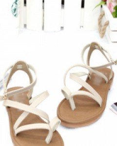 재즈 베이지 스트랩 글레디에이터 조리 샌들(230사이즈 주문가능)