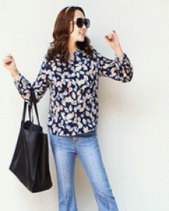 뉴욕 나팔 앞 트임 스판 청바지(L사이즈 주문가능)