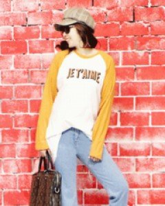 럭키 스타 배기 청바지(M사이즈 주문가능)