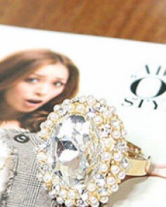 스페셜 컷팅 럭셔리 반지