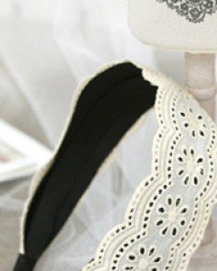 페미닌 레이스 헤어밴드