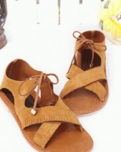 에스닉 프린지 태슬 리본 샌들(230사이즈 주문가능)