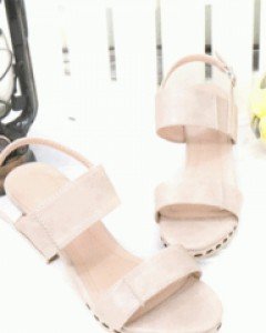 프리미엄 레이디 스티치 가보시굽 샌들(235사이즈 주문가능)