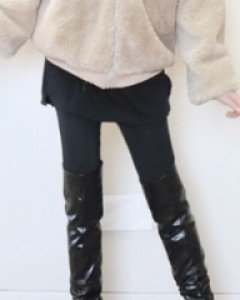 날씬한 블랙 따뜻한 히트텍 레깅스