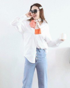 리얼 빈티지 디스트로이드 버튼플라이10부 통 일자 밴딩 데님 팬츠(L사이즈 주문가능)