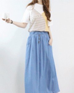 스타일굿 화이트 뷔스티에 레이어드 필링 루즈핏 티