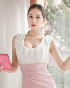 진주웨이브 원피스