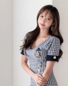 도러블 체크 원피스