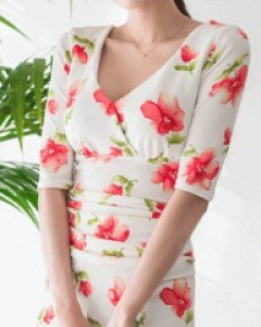 오렌 셔링프릴 원피스