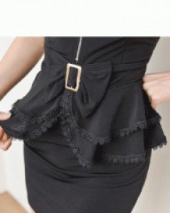 오드리 페플럼 원피스