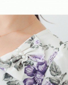 펜지 꽃플레어 원피스