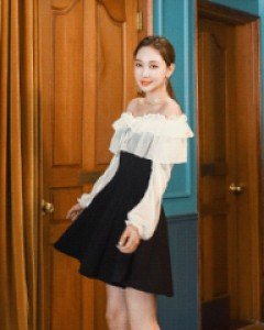 헤이즐 프릴 원피스