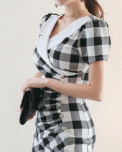 켈른 카라체크 원피스