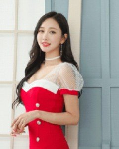 피터 망사하트 원피스