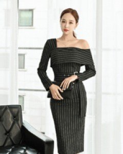 미떼 언발줄지 원피스