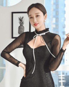 초키 레이스 원피스