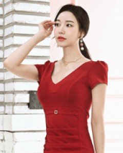 비체리 큐빅 원피스