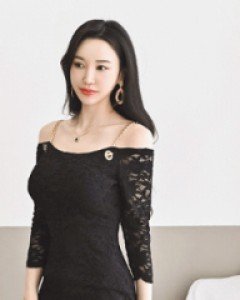 필체인 레이스 원피스